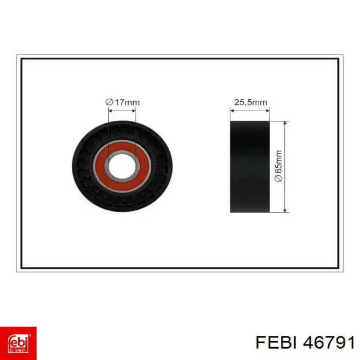 Comprar 46791 Febi Buje de barra estabilizadora delantera