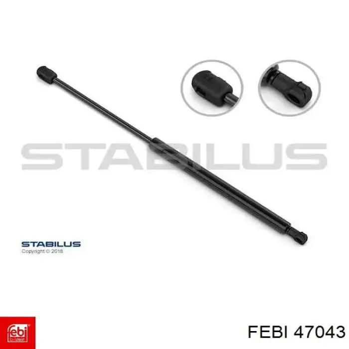 Muelle neumático, capó de motor Renault Kangoo 2 FW0