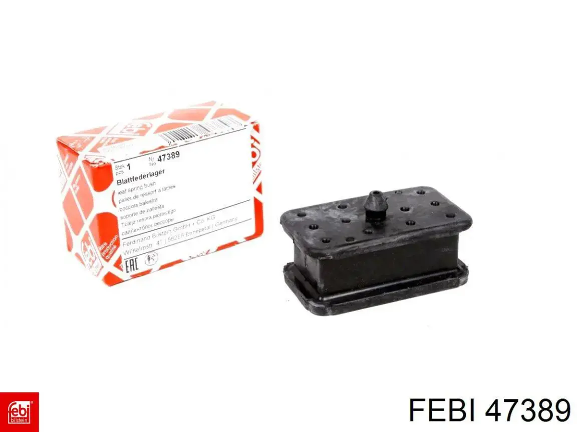 Tope de la ballesta delantera Febi 47389 precio, desde 8,80 EUR
