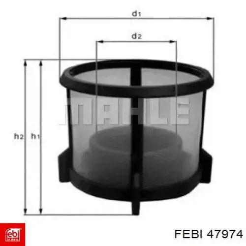 Filtro de combustible A0000902051 Mercedes