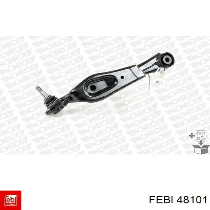 Brazo inferior izquierdo de la suspensión delantera 48101 Febi