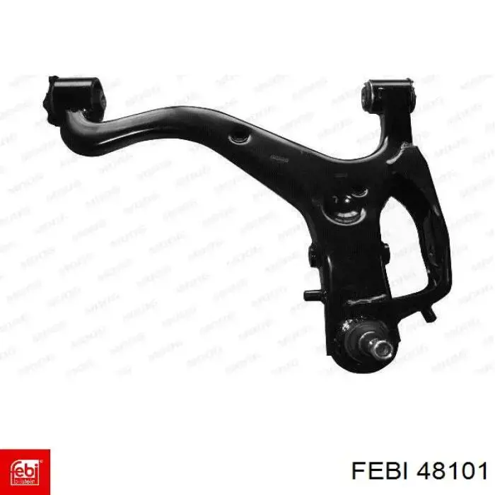 Brazo inferior izquierdo de la suspensión delantera Febi 48101