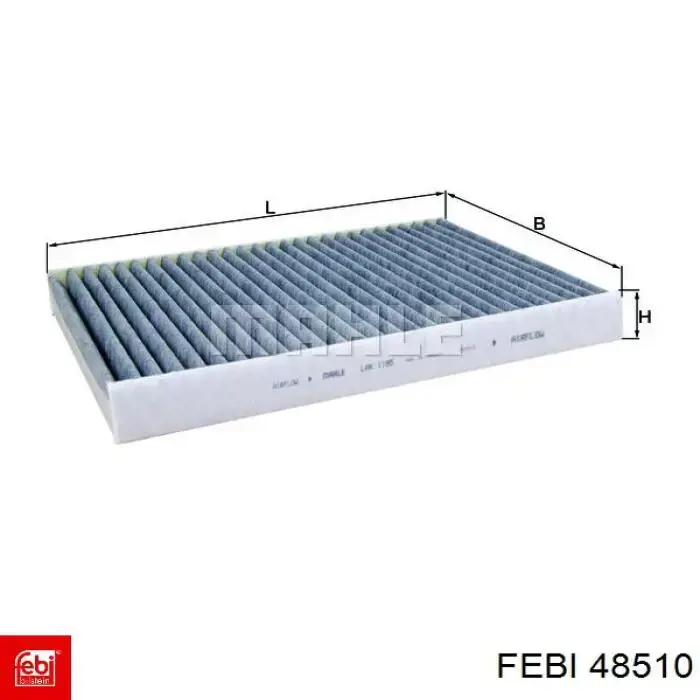 Filtro de cabina Febi 48510 precio, desde 21,06 EUR