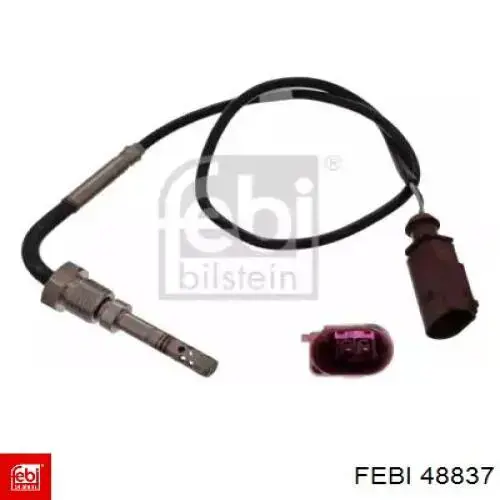 48837 Febi sensor de temperatura, gas de escape, antes de filtro hollín/partículas