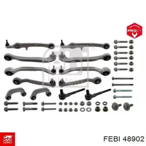 Kit de brazo de suspensión delantera Febi 48902 precio, desde 348,57 EUR