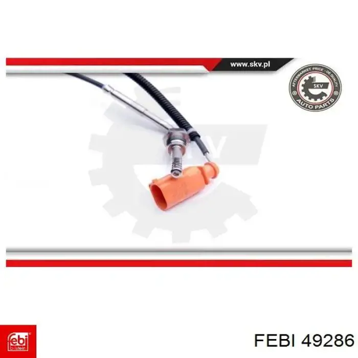 Sensor de temperatura de gases de escape después del filtro de partículas Febi 49286 precio, desde 90,21 EUR