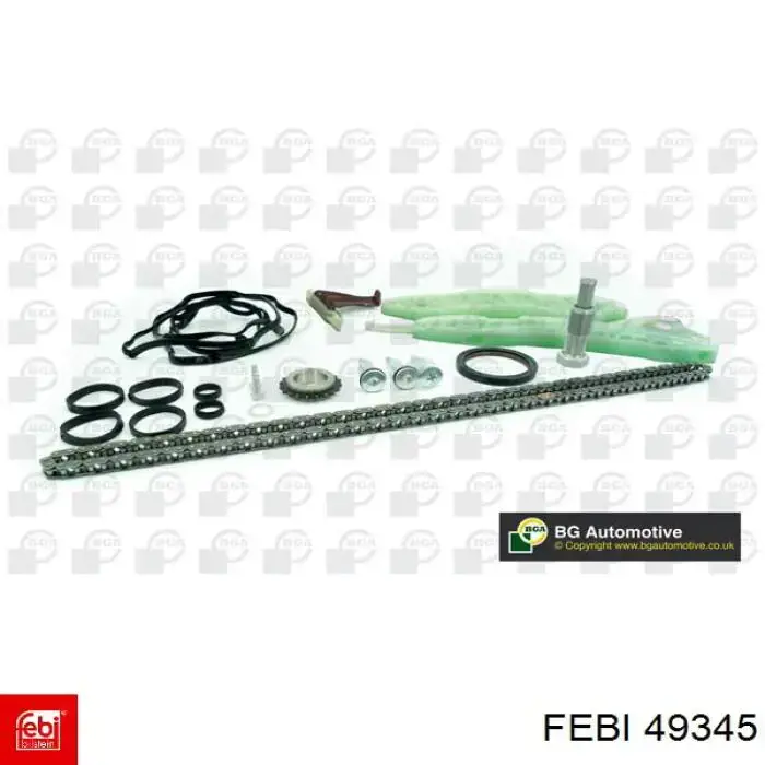 Kit de cadena de distribución 49345 Febi