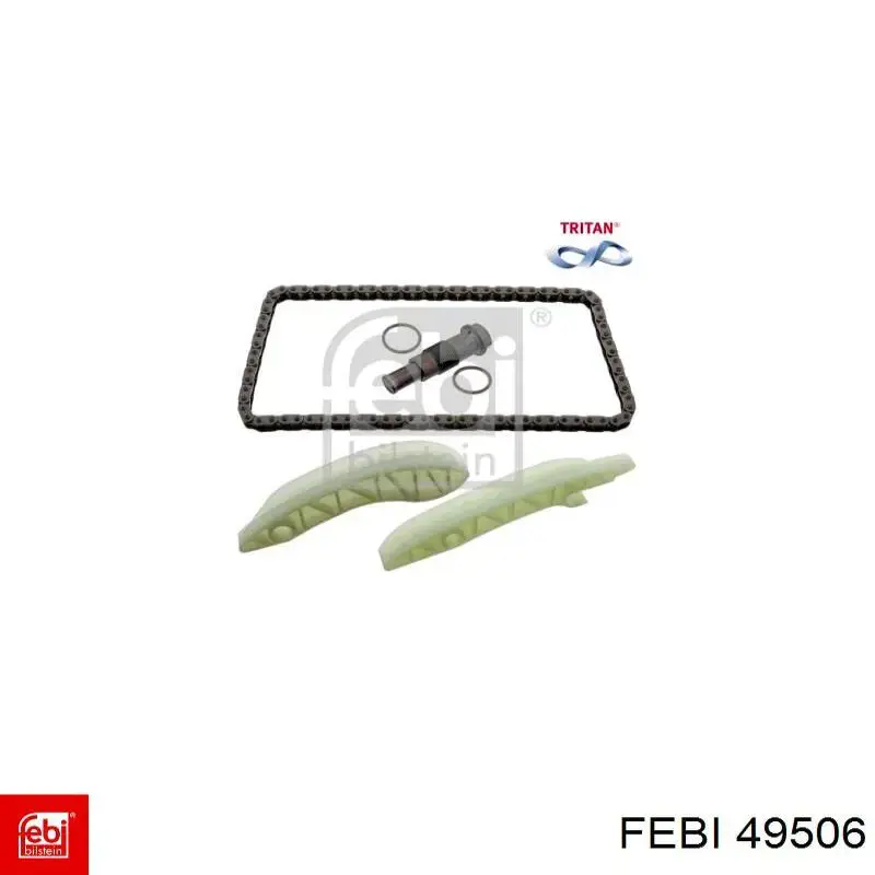 49506 Febi cadena de distribución superior, kit