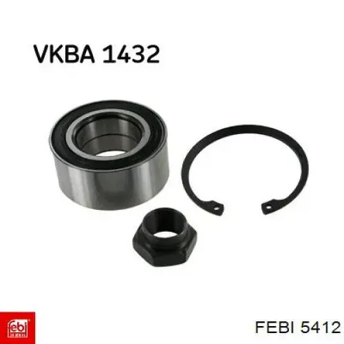 Cojinete de rueda delantero Febi 5412 precio, desde 23,53 EUR