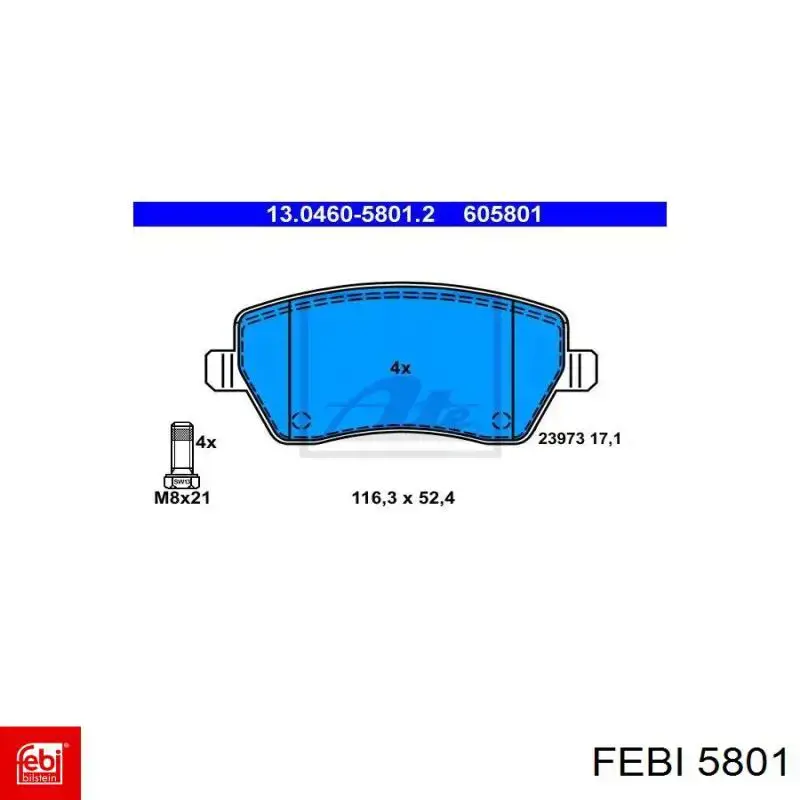 Comprar 5801 Febi Polea inversión/guía, correa poli V