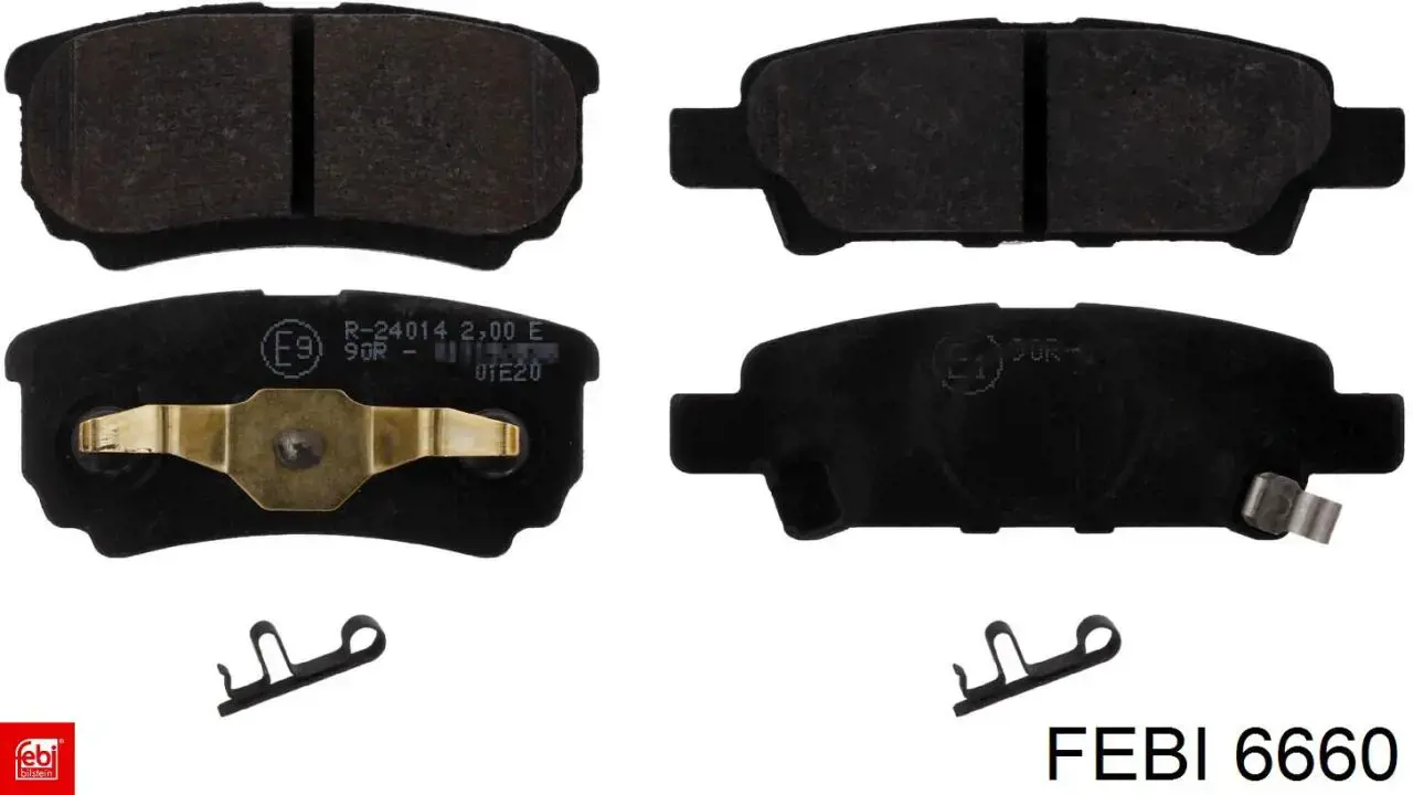 6660 Febi Silentblock de brazo de suspensión delantero inferior
