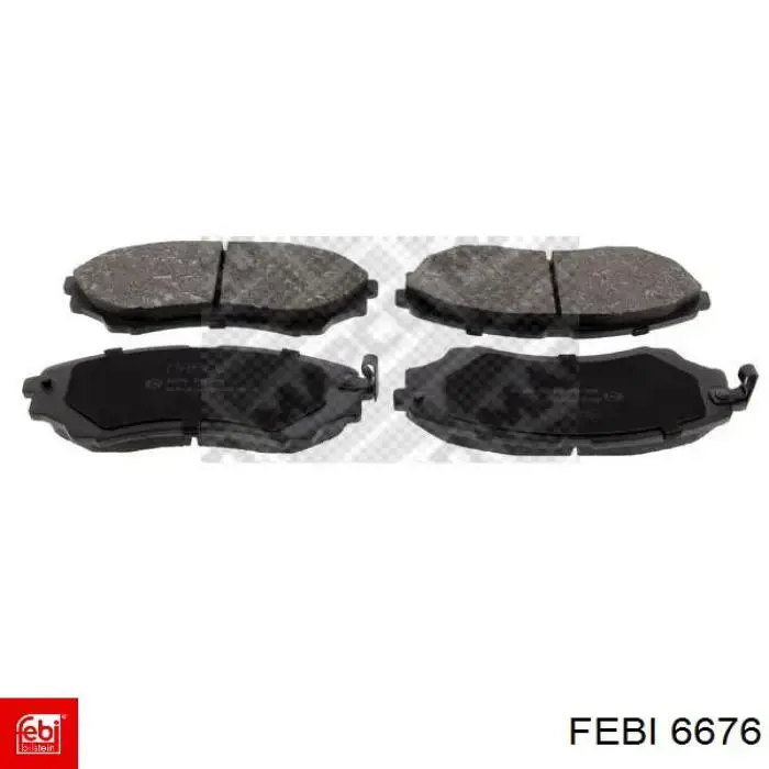 6676 Febi Silentblock del puente trasero