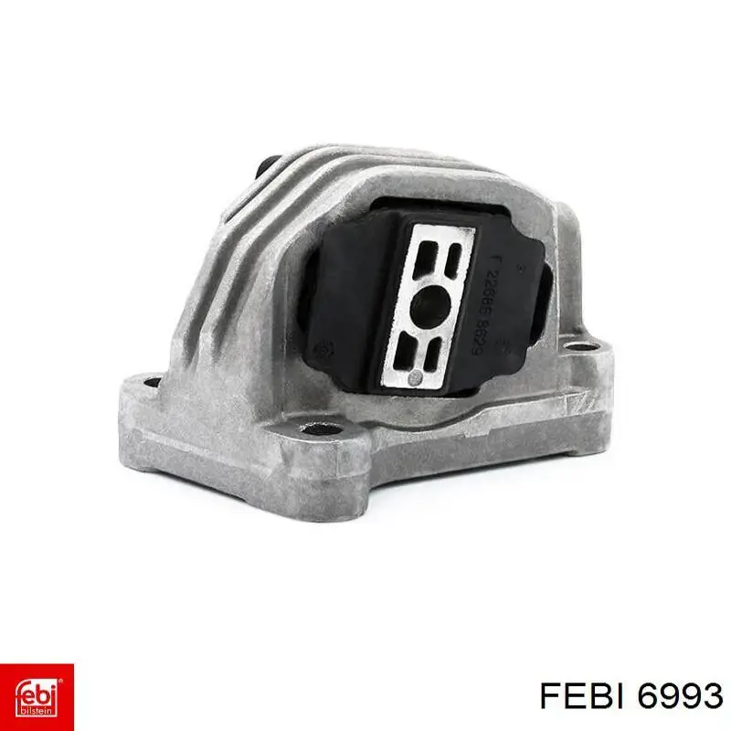 6993 Febi ventilador (rodete +motor refrigeración del motor con electromotor completo)