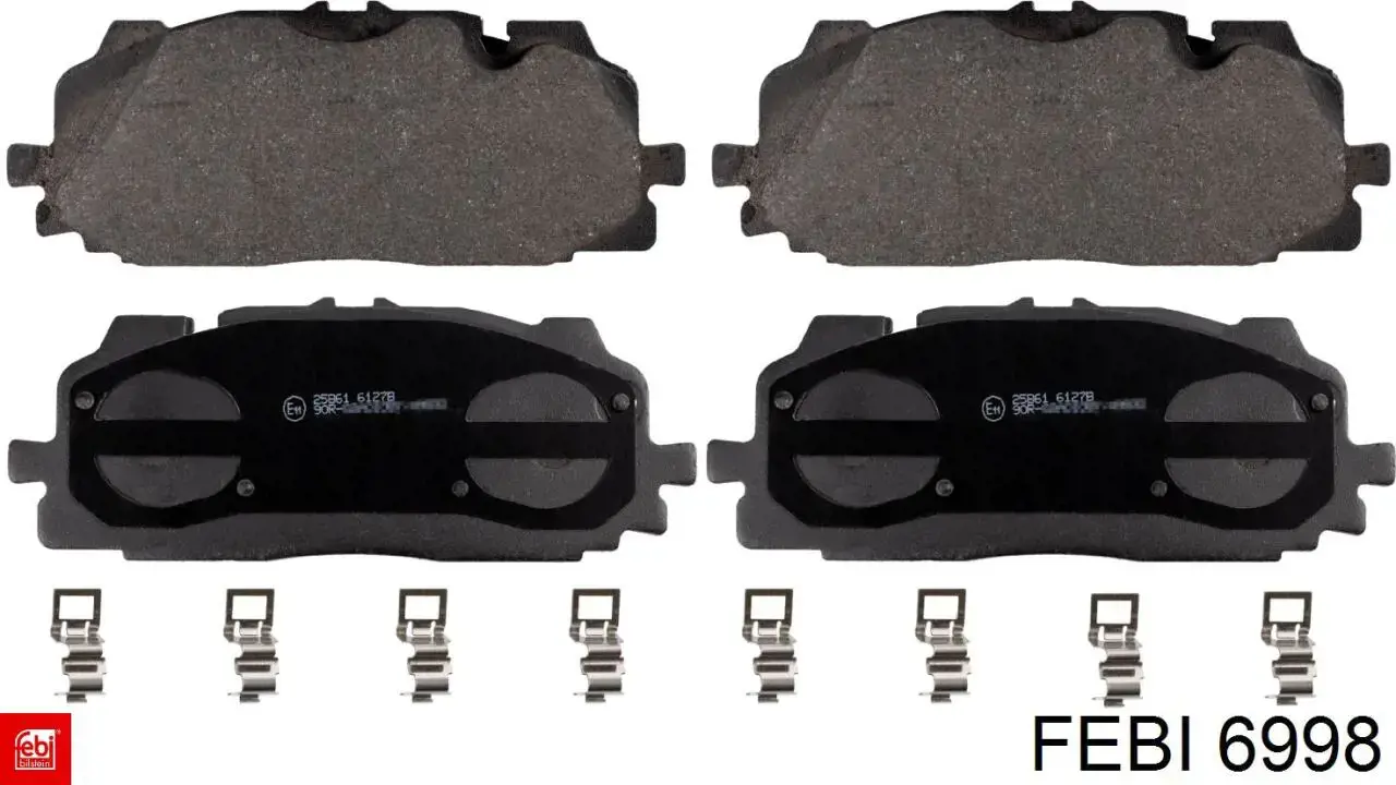 6998 Febi ventilador (rodete +motor refrigeración del motor con electromotor derecho)