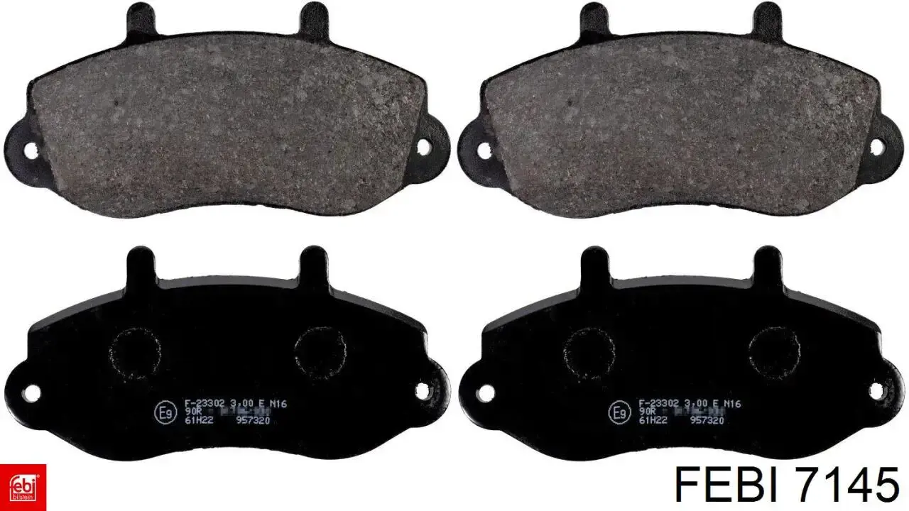 Soporte izquierdo del motor 7145 Febi