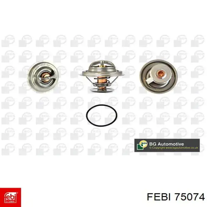 Rodamiento del tensor de la correa de accesorios 75074 Febi