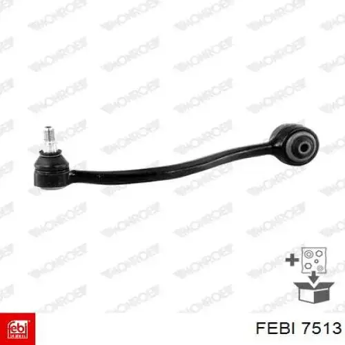 Brazo inferior derecho de la suspensión delantera Febi 7513 precio, desde 36,75 EUR