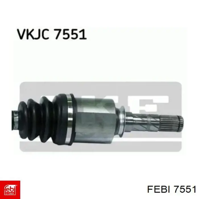 Arandela de ajuste Febi 7551 precio, desde 3,88 EUR
