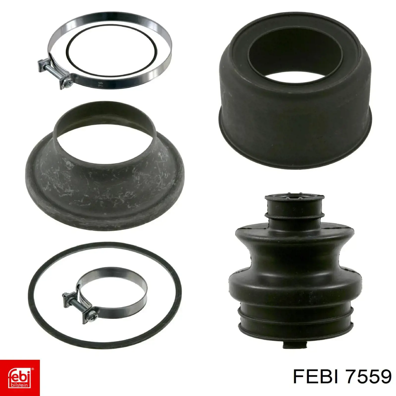 7559 Febi Soporte del amortiguador delantero