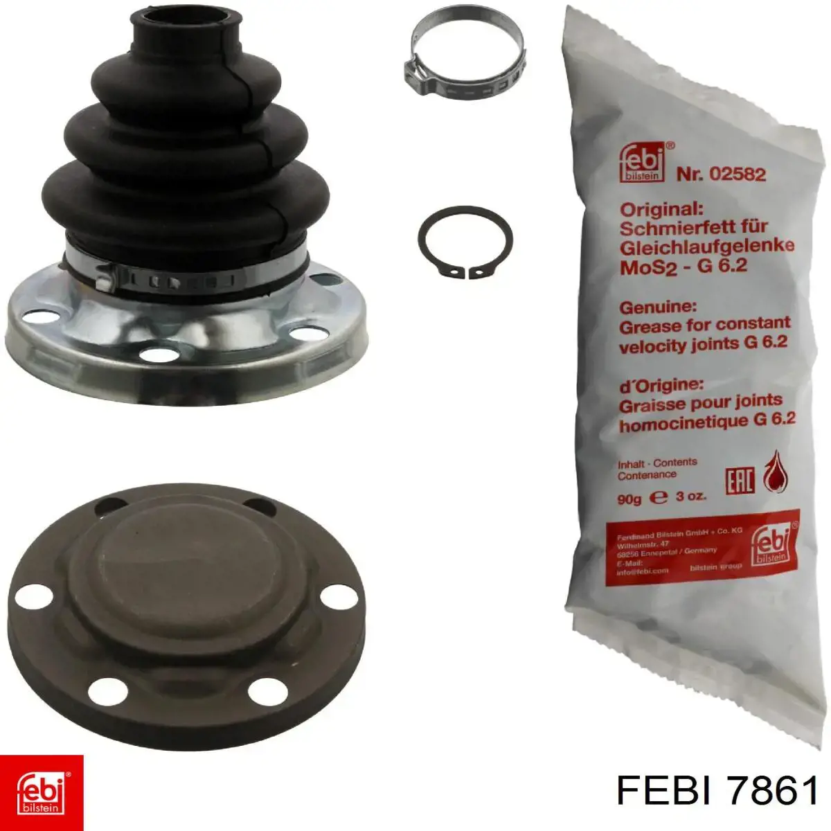 Kit de reparación de brazo inferior delantero Febi 7861 precio, desde 33,91 EUR
