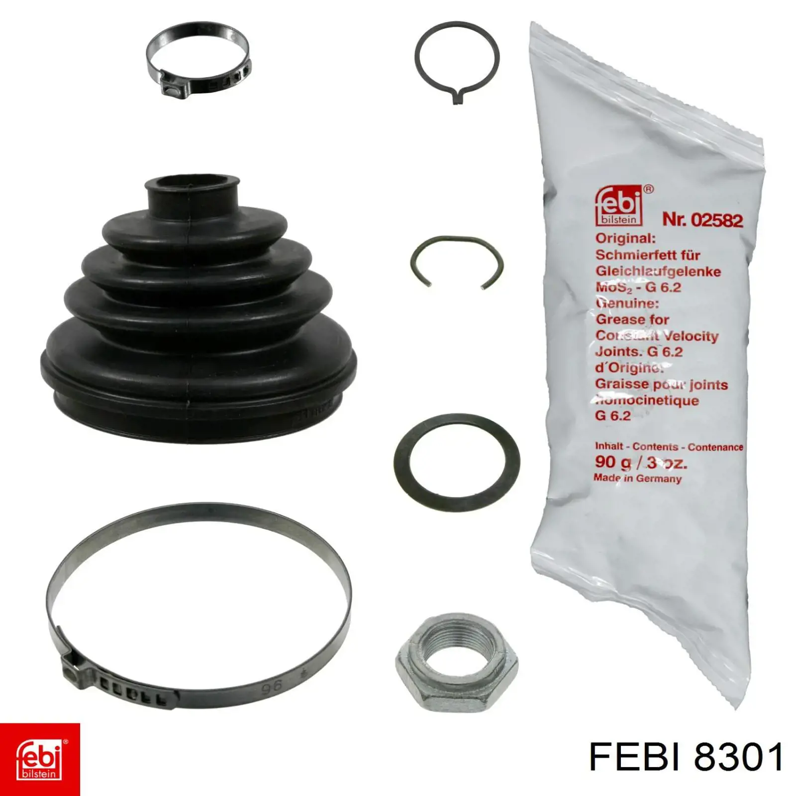 Fuelle de palier delantero exterior 8301 Febi