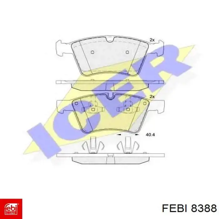 8388 Febi Soporte de caja de velocidades