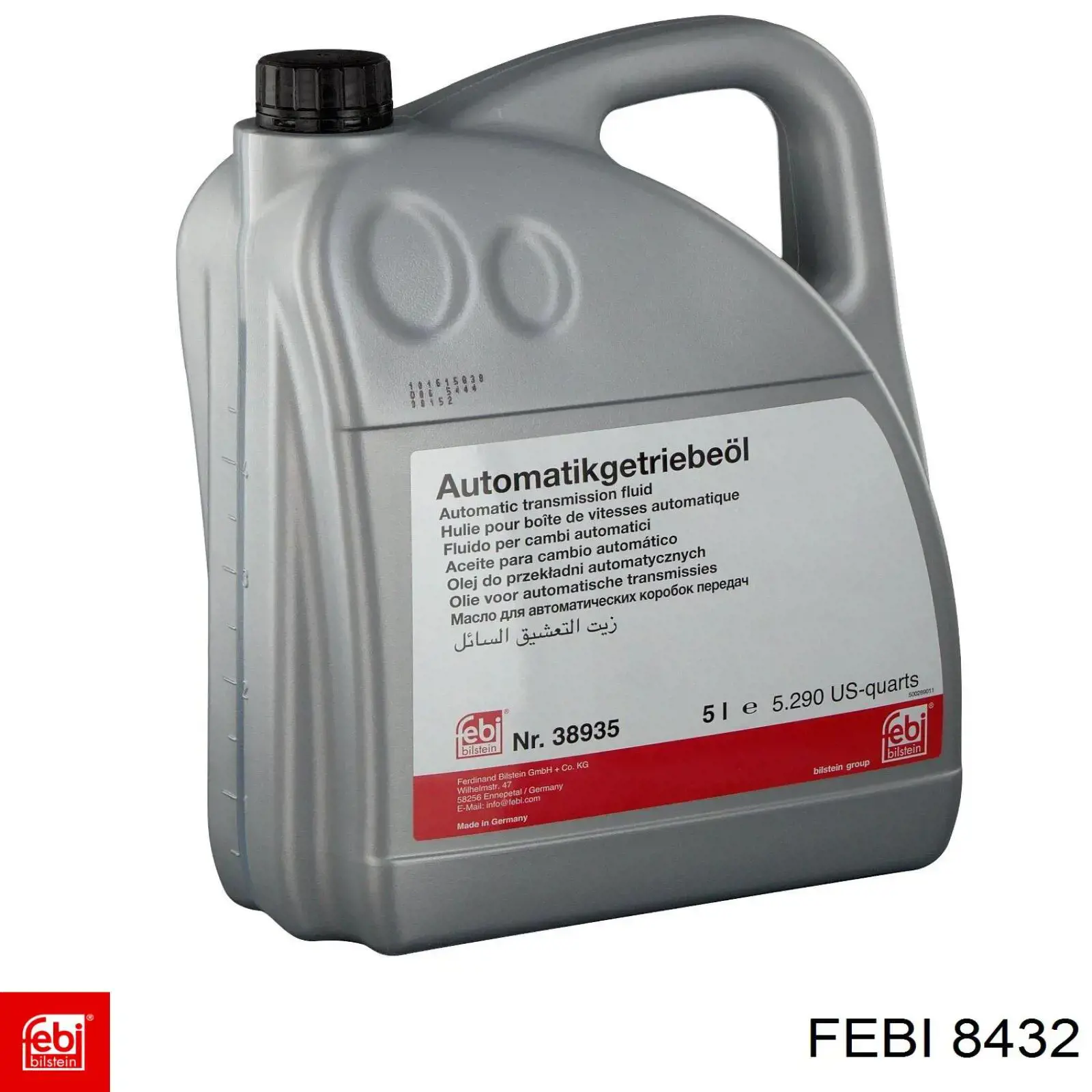 8432 Febi Silentblock del puente trasero