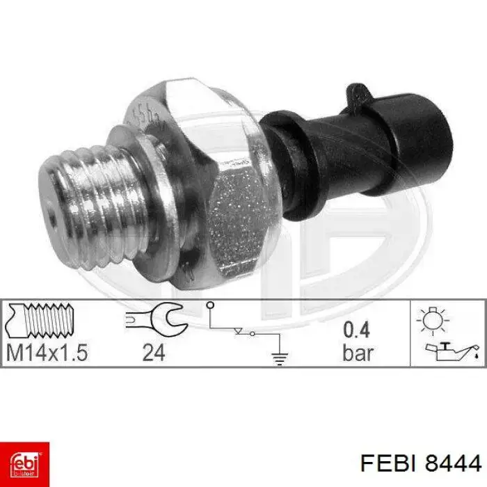 Sensor de presión de aceite 8444 Febi