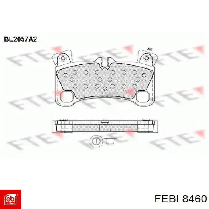 Fuelle interior de junta homocinética del semieje trasero Febi 8460 precio, desde 27,68 EUR