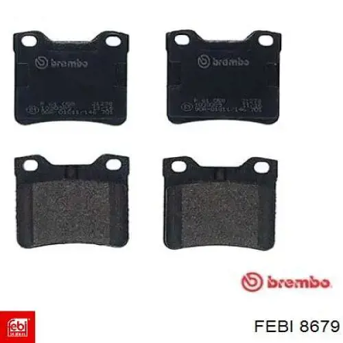 Comprar 8679 Febi Bomba de agua limpiaparabrisas, delantera