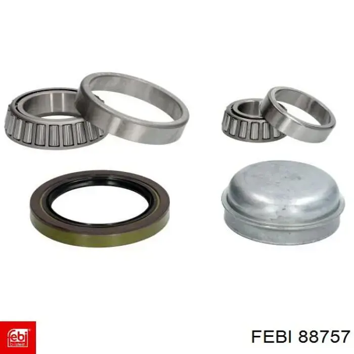 Buje del brazo de suspensión delantero superior 88757 Febi