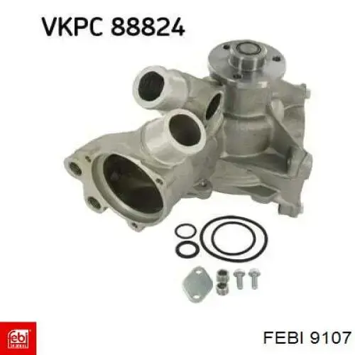 Bomba de agua A1042004501 Mercedes