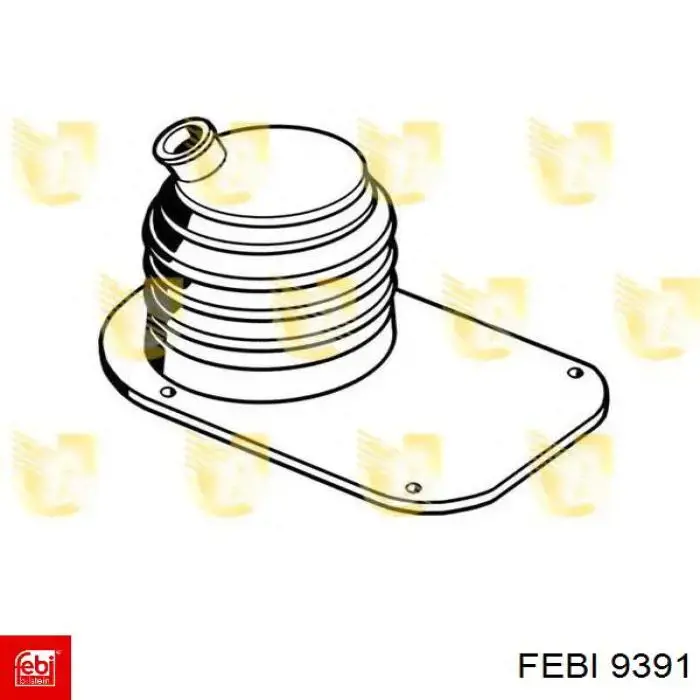9391 Febi Silentblock de brazo de suspensión delantero inferior