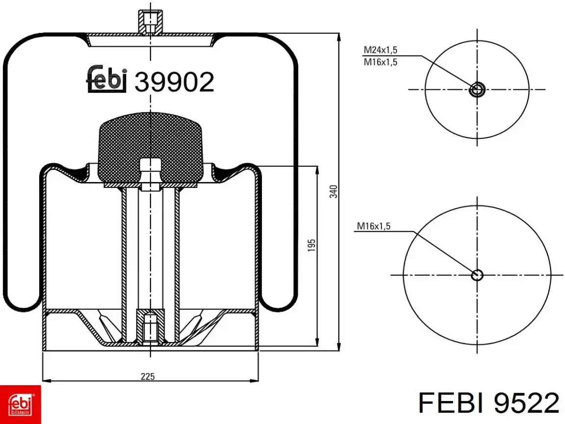 Comprar Soporte del amortiguador trasero Audi 100  4A2 a bajo precio
