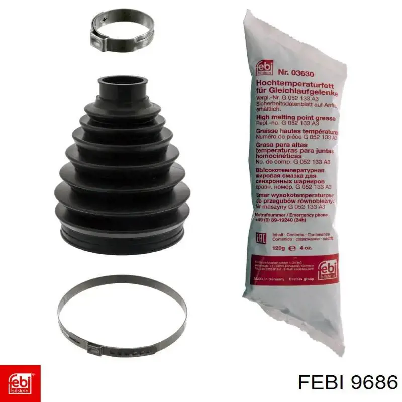Rótula inferior de suspensión Febi 9686 precio, desde 13,69 EUR
