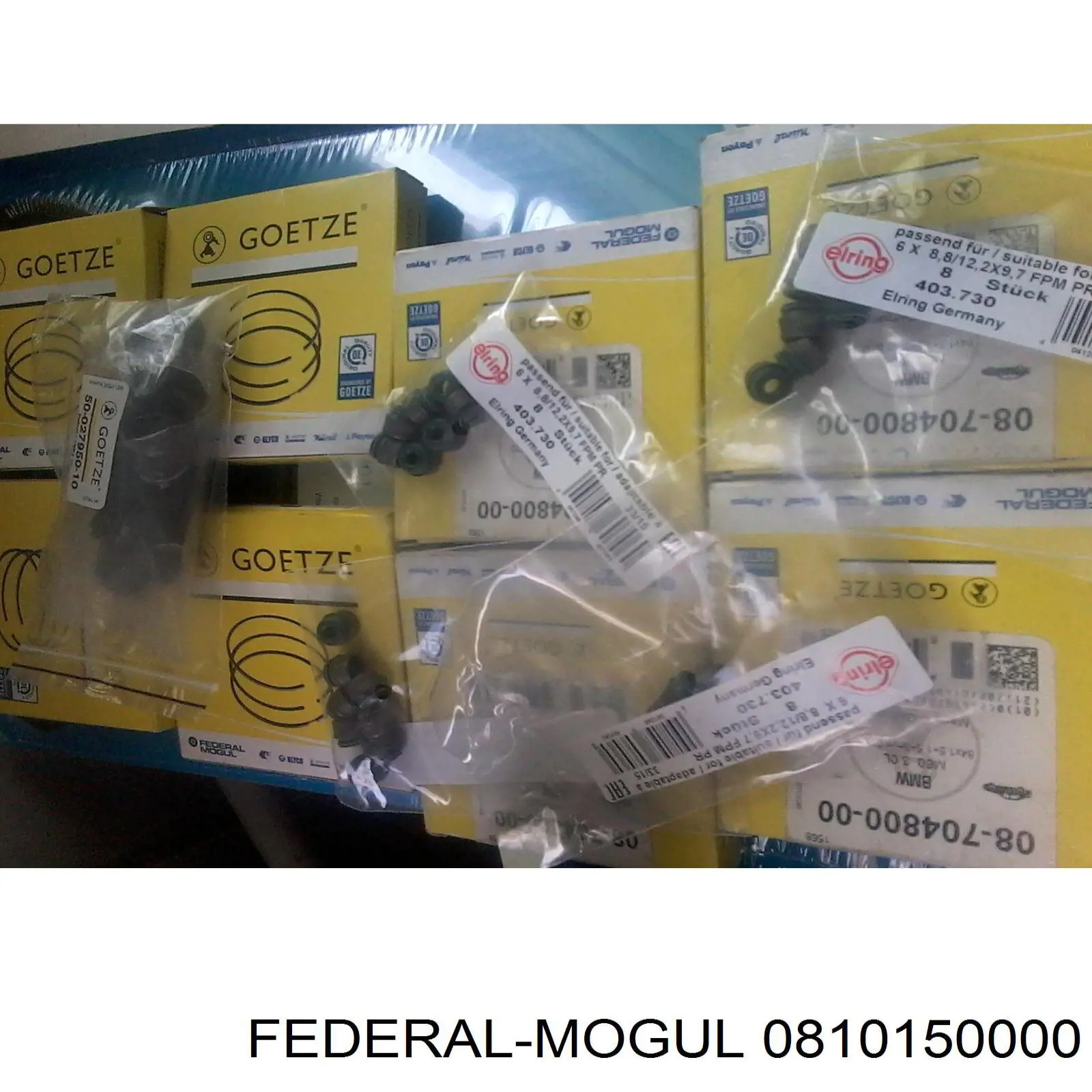 08-101500-00 Federal Mogul juego de aros de pistón para 1 cilindro, std