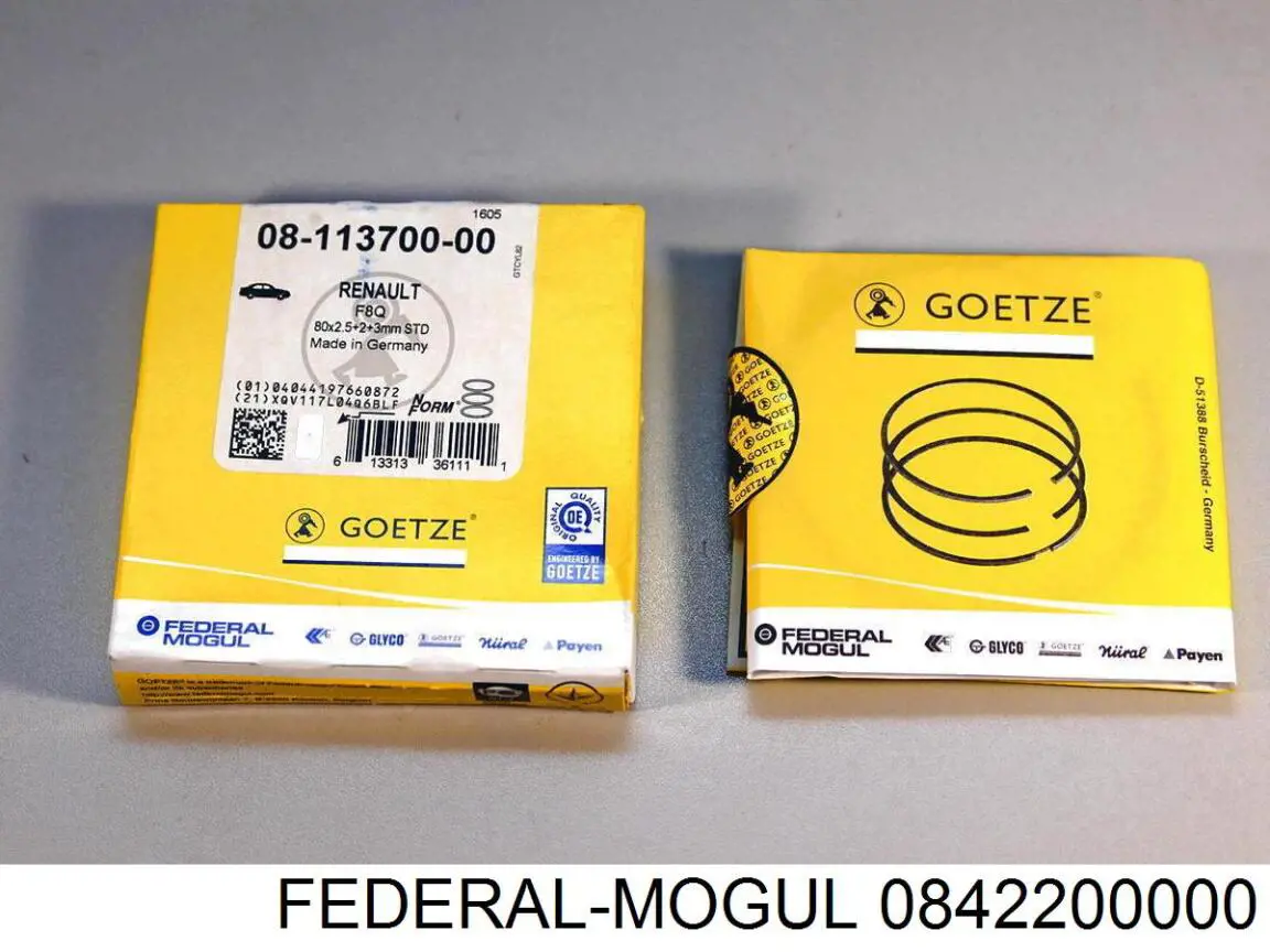 Aros de pistón para 1 cilindro, STD FR10385700 Freccia