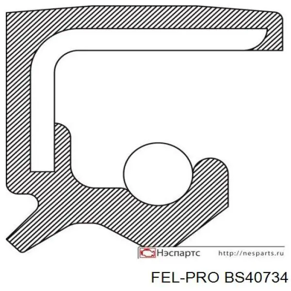 BS40734 Fel-pro anillo retén, cigüeñal