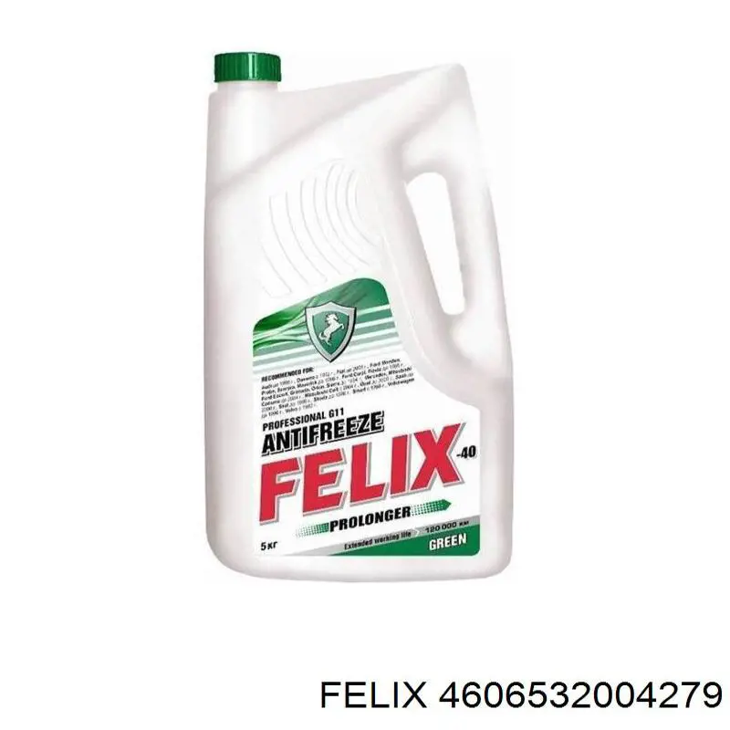 Líquido anticongelante Felix CARBOX -65°C 1L Rojo (4606532004279)