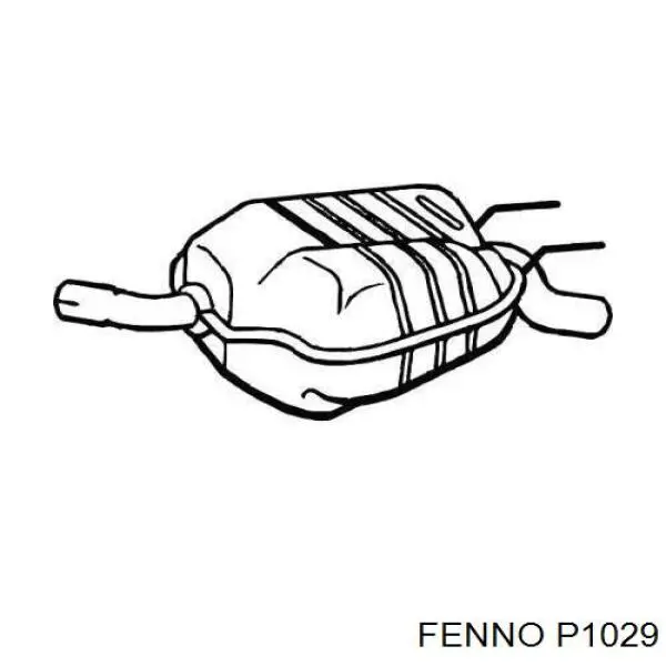 Silenciador trasero Fiat/Alfa/Lancia 51813725 precio, desde 212,81 EUR