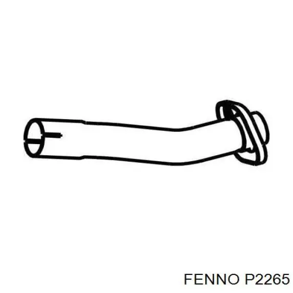 71742085 Fiat/Alfa/Lancia tubo de admisión del silenciador de escape delantero