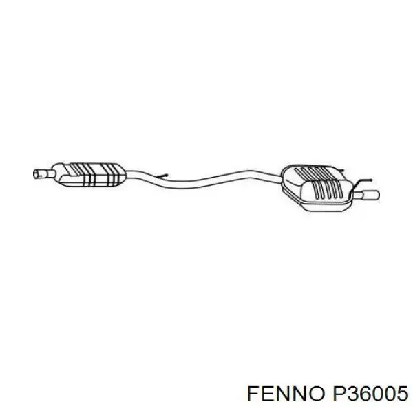 Silenciador trasero Mercedes A2084900021 precio, desde 885,08 EUR