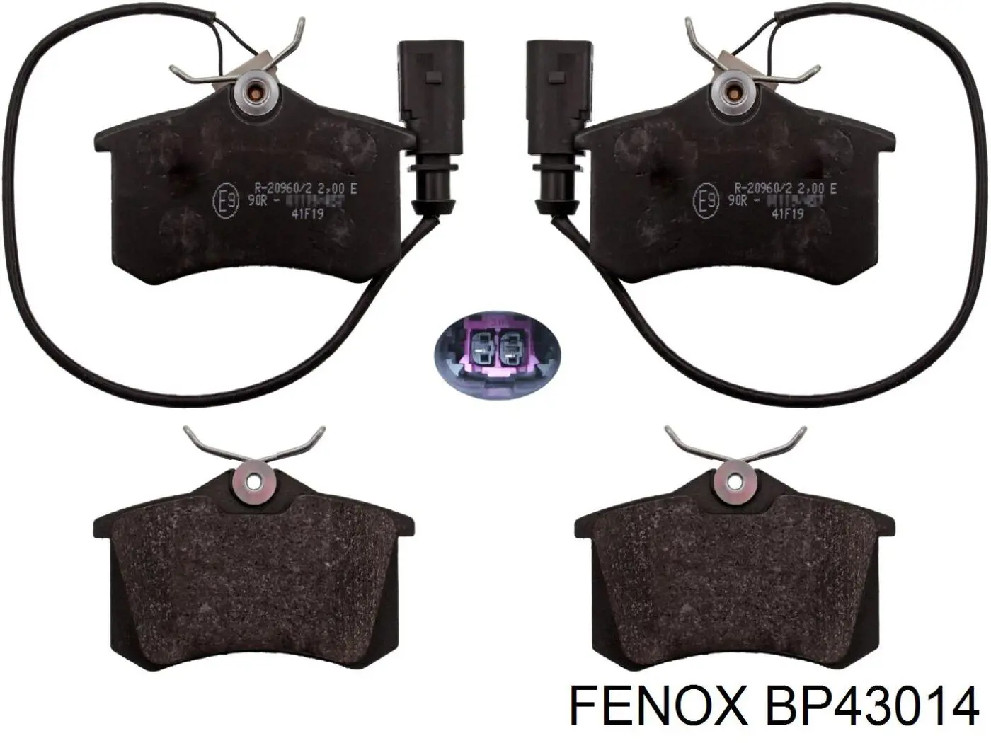 BP43014 Fenox pastillas de freno traseras