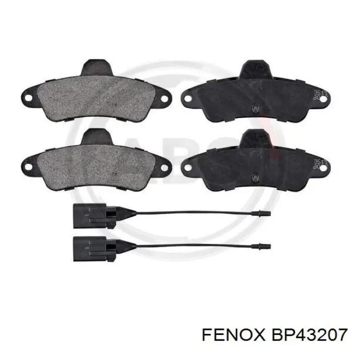 BP43207 Fenox pastillas de freno traseras