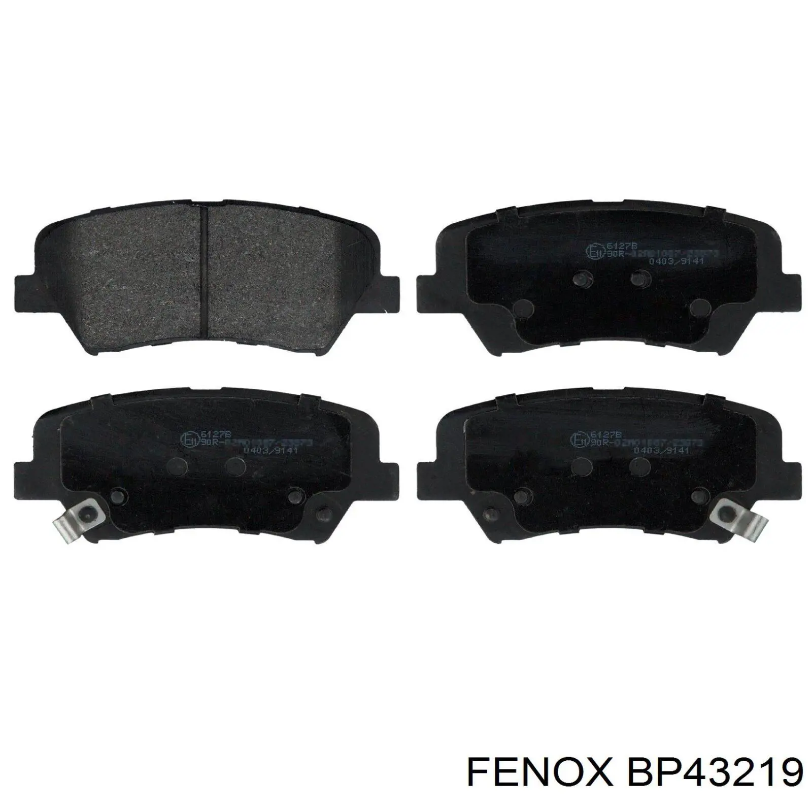 BP43219 Fenox pastillas de freno delanteras