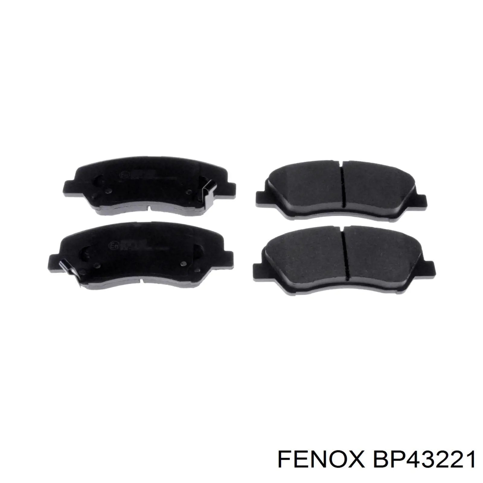 BP43221 Fenox pastillas de freno delanteras