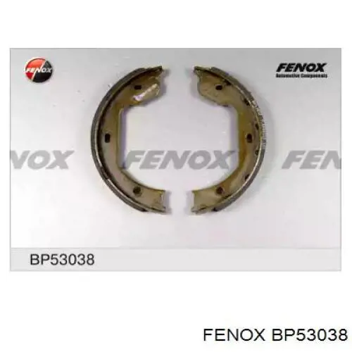 Juego de zapatas de frenos, freno de estacionamiento BMW 5 E39