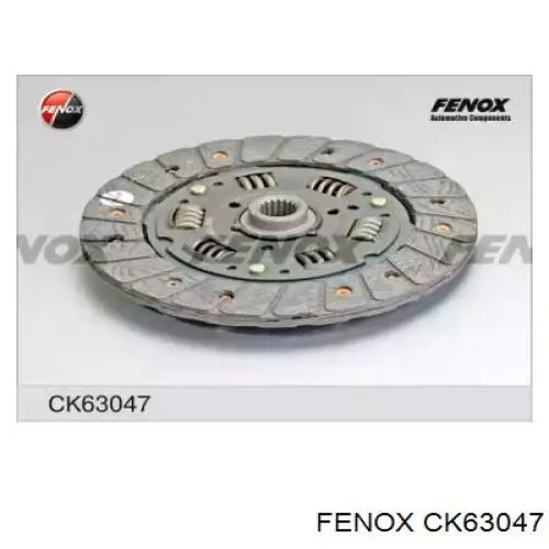 CK63047 Fenox kit de embrague (3 partes)