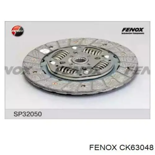 CK63048 Fenox kit de embrague (3 partes)