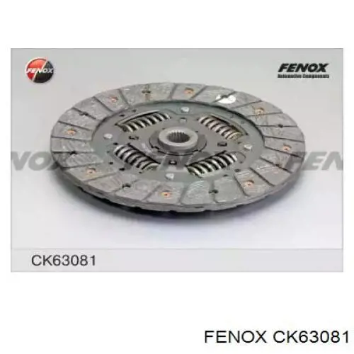 CK63081 Fenox kit de embrague (3 partes)